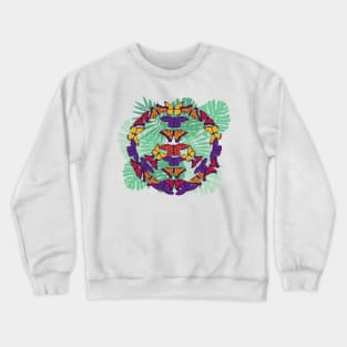 Butterfly design awesome peace slogan Crewneck Sweatshirt